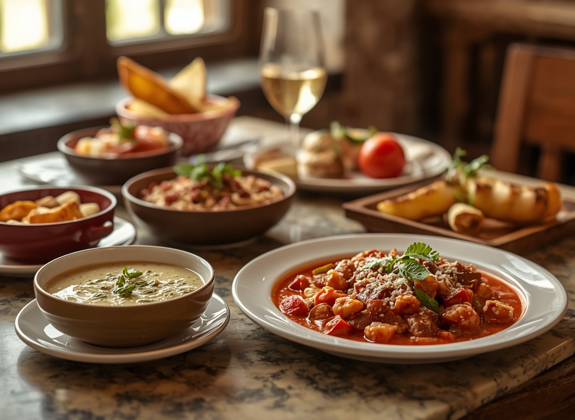 Soups, Salad & Breadsticks