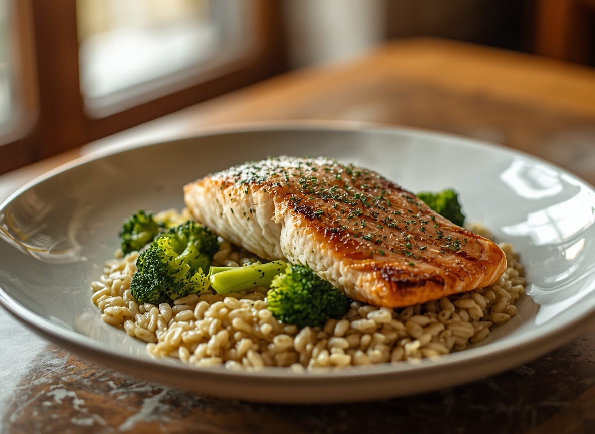Herb-Grilled Salmon (Lighter)