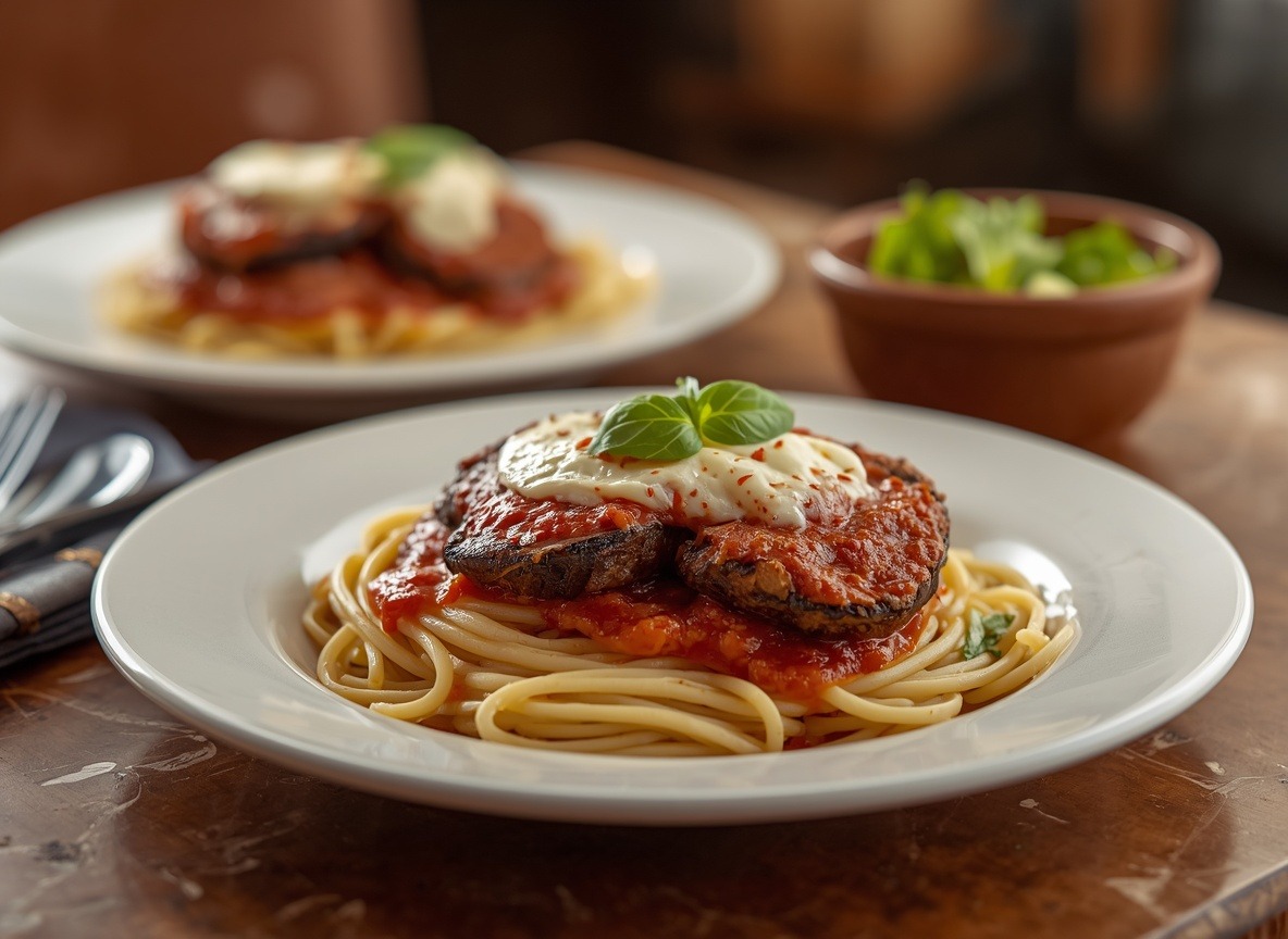 Lunch Duo — Eggplant Parmigiana