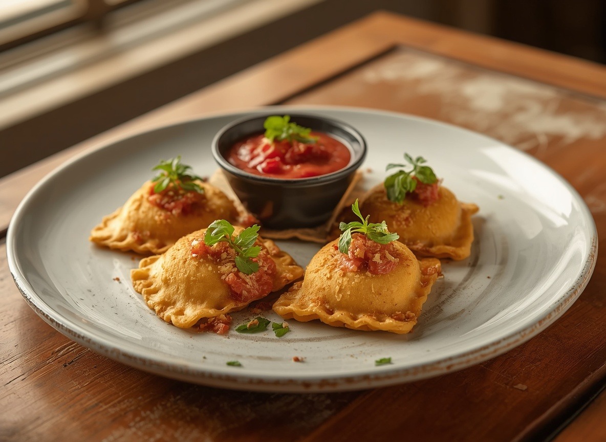 Toasted Beef & Pork Ravioli